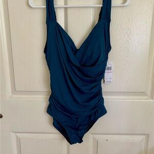 Jantzen Teal Women’s  One Piece Swimsuit by